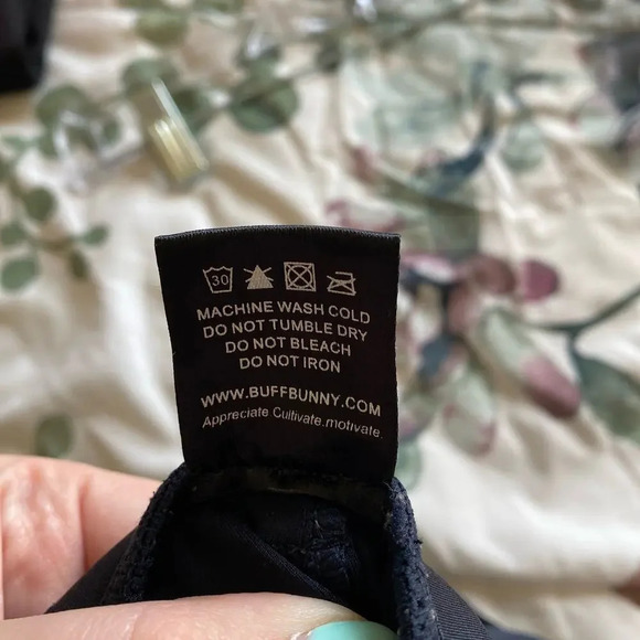 BUFFBUNNY Presidential Cargo Pants Black Technical Size XS Sleek Stretchy Jogger - Picture 8 of 8